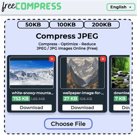 Compress JPG to 18KB .